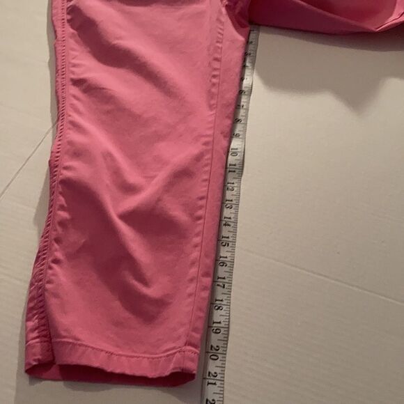 CROWN & IVY Women’s Charlotte‎ pink Khaki style pants 6P Cotton Spandex Blend - Picture 4 of 9